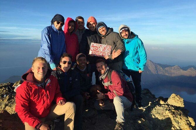 3 days 2 night trekking Rinjani to Summit and lake - The lake, hot spring, and second crater rim