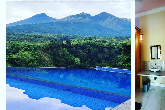 3D/2N Rinjani trekking summit,lake and hot springs. - Senaru Crater Rim and views toward Agung