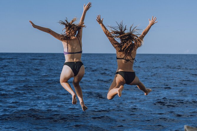 4-in-1 • Gili Islands Snorkel & Sunset Half-day Catamaran Cruise - Sunset views from the middle of the ocean
