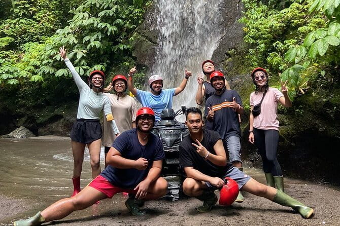 Adventure Amazing ATV Quad Bike with Waterfall include Lunch - From Nusa Dua to Singapadu Kaler