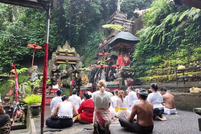 Atman Bali Journey water blessing - A simple Balinese meal after the ritual