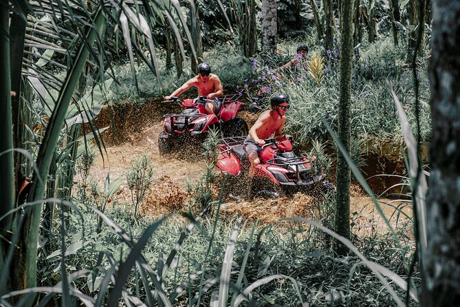 ATV Quad Bike Bali with Waterfall Gorilla Cave and Lunch - The mud, river crossings, and rough track