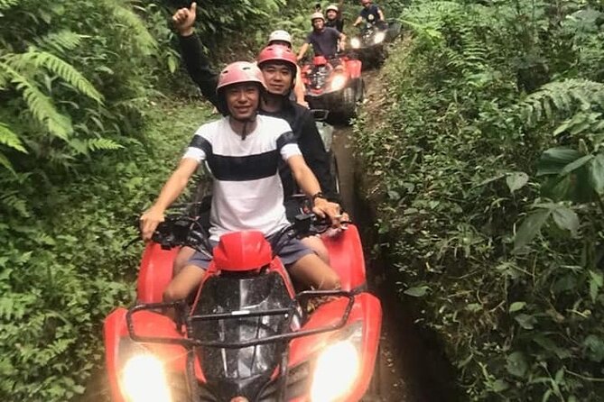 Bali ATV Quad Bike Through Tunnel, Waterfall, White Water Rafting - One Bali Day, Two Very Different Adventures