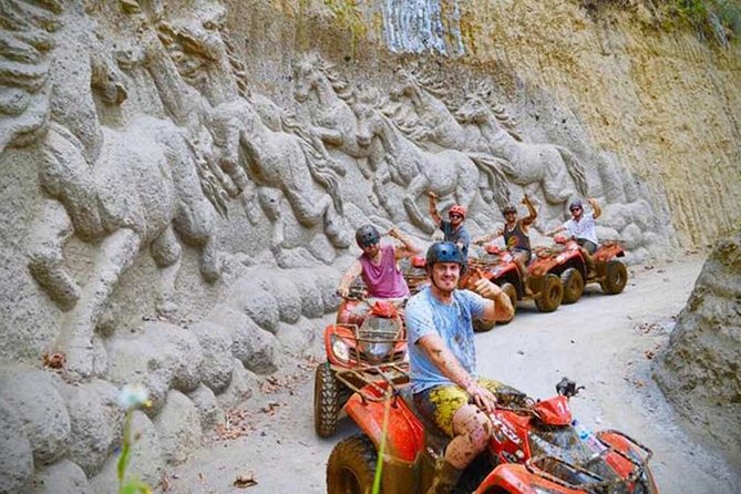 Bali ATV Quad Bike With Blue Lagoon Snorkeling - The ATV course brings the mud