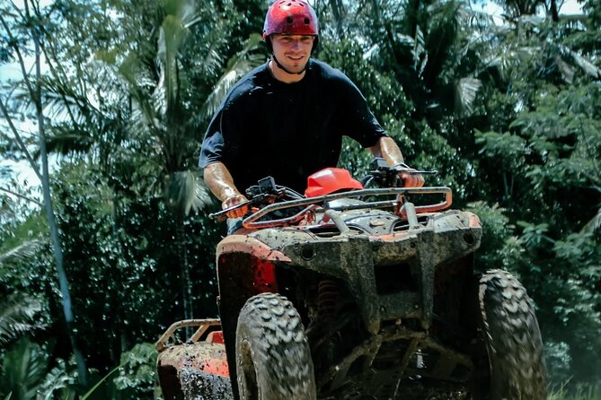 Bali ATV Quad Bike with Ubud Day Tour All Inclusive - Pausing above the Tegalalang Rice Terrace