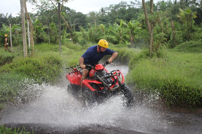 Bali ATV Ride, Best Quad Bike Adventures - Rice fields, rivers, tunnels, and village views