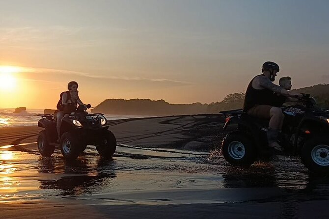 Bali ATV Ride In the beach black sand atv tour - What the two-hour ride feels like
