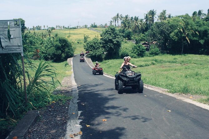 Bali ATV Ride On the Beach, Rice Field and Village Tour 2 Hour - Through rice fields with sea views