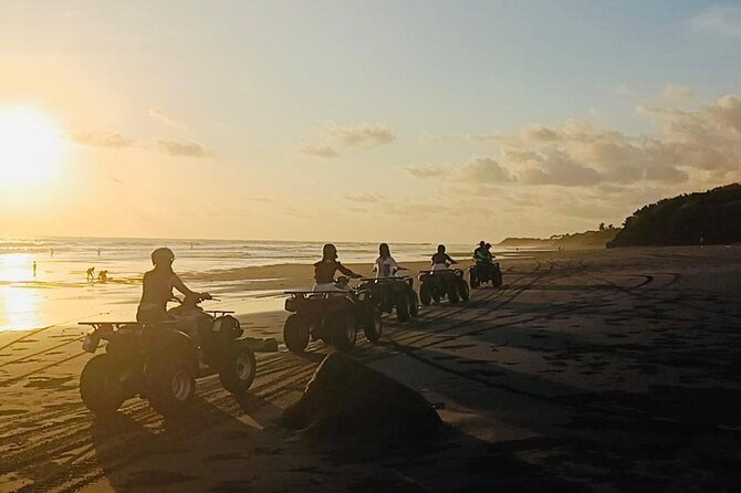 Bali ATV Ride On the Beach, Rice Field and Village Tour 2 Hour - Reaching Kelecung Beach and its black sand