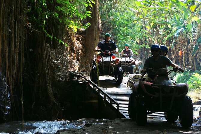 Bali ATV Ride Ubud Waterfall, Ricefield,River,Barong Cave, Lunch - The unusual stop at Barong Cave