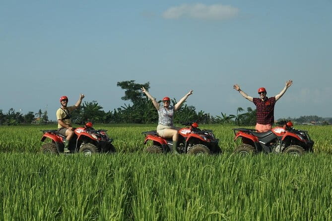 Bali ATV Ride Ubud Waterfall,RiceField,River,Kingkong-Temple cave - Starting at Singapadu Tengah near Ubud