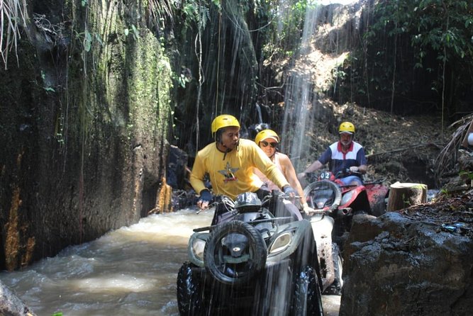 Bali Atv Riding through Cave and Waterfall - Village Tracks and Rice Paddy Views
