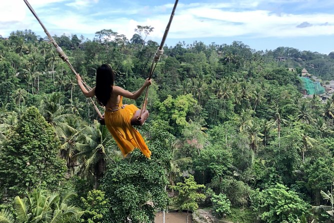 Bali Beautiful Insta with Real Bali Swing - The real Bali Swing and two hours above the Ayung River