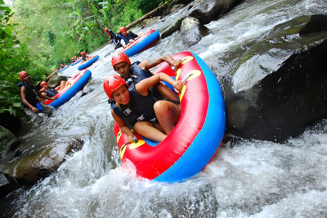 Bali Best Activities: Bali River Tubing Adventure - Riding a two-person dinghy through seven rapids