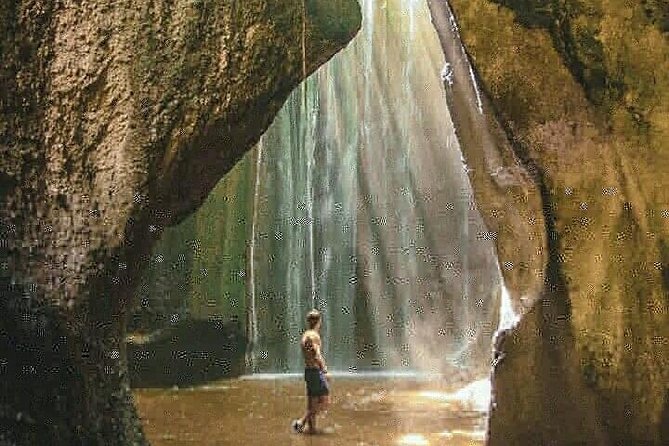 Bali best waterfall - Tukad Cepung: a waterfall inside the cliffs