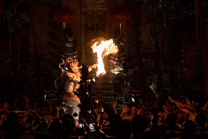 Bali Kecak Fire Dance Show at Tanah Lot, Tabanan with Transport - The opening circle and the sound of cak-cak-cak