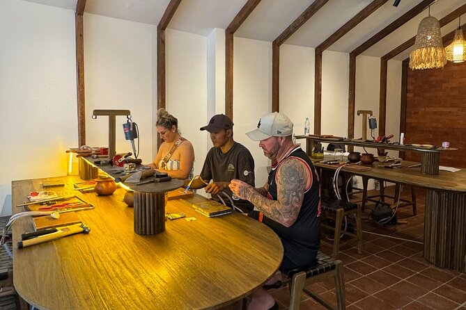 Bali Kuta Silver Jewelry Making Class & Take home your Creation - Shaping, stamping, sawing, and hammering the metal