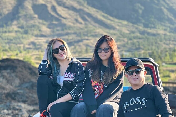 Bali: Mount Batur Jeep Sunrise & Hot Springs - All Inclusive - Black lava from the 1963 eruption
