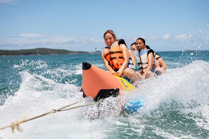 Bali Parasailing Adventure,Banana Boat,Jet Ski and Donut Boat with Transfers - Arriving at Bintang Beach Club in Tanjung Benoa