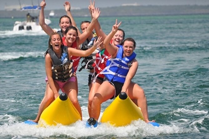 Bali Parasailing Adventure, Jet Ski, Banana Boat , Donat Boat, with Transport - Getting ready at the Bali water-sports base