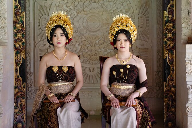 Bali Professional Photoshoot in Traditional Dress Outfit - Choosing a temple backdrop outdoors
