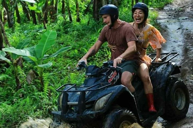Bali Quad bike ATV passing through Waterfall, Cave & Rice fields - Lunch, lockers, towels, and a proper cleanup