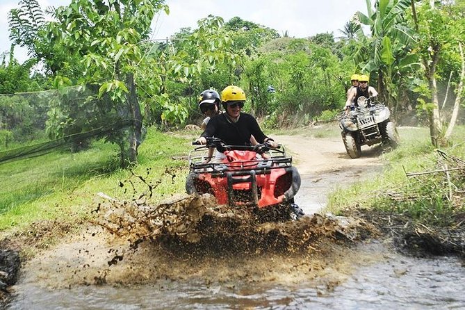 Bali Quad Bike Through Gorilla Cave - Monkey Forest and Waterfall - Tegenungan Waterfall for a change of pace