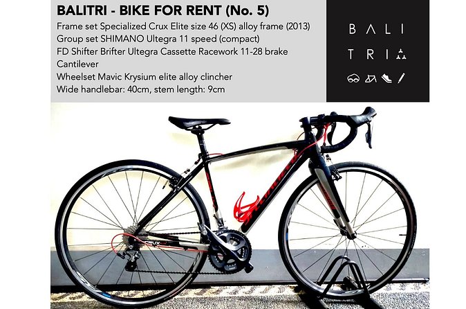 Bali road bike hire / rent - What the $55 rate really means