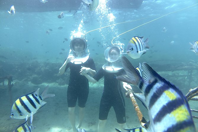 Bali Seawalker - Safety briefing, wetsuit, and the heavy helmet