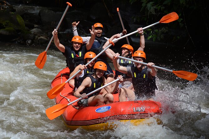 Bali White Water Rafting with No Steep Access - Buffet lunch with a jungle view