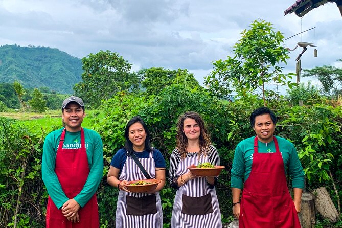Balinese Vegan Cooking Class with Fresh Harvesting & Garden Tour - Traditional utensils and a four-course vegan menu
