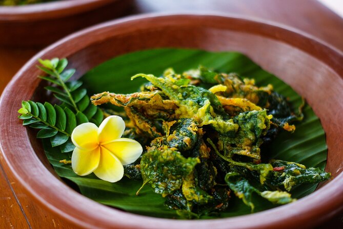 Balinese Vegan Cooking Class with Fresh Harvesting & Garden Tour - Lunch with Mount Agung in the distance