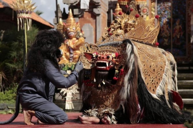 Barong Dance Show Bali Admission Ticket - The colorful costumes and large masks