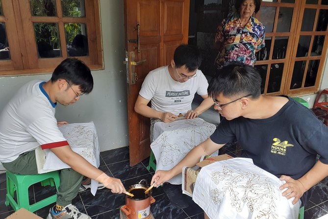 Batik Master Class with Full Process - The three-hour process: tracing, waxing, and dyeing