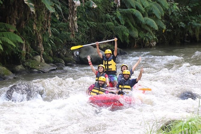 Best White Water Rafting in Bali - The jungle views and waterfall stop