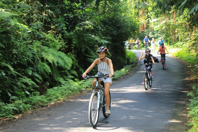 Bike ride in the rice fields, Bali countryside - Starting With a Snack at a Traditional Balinese House