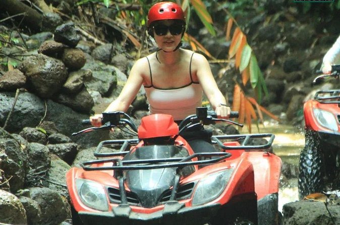 Combo Bali ATV Ride with Ayung River Rafting All Inclusive - Changing from dust to river water