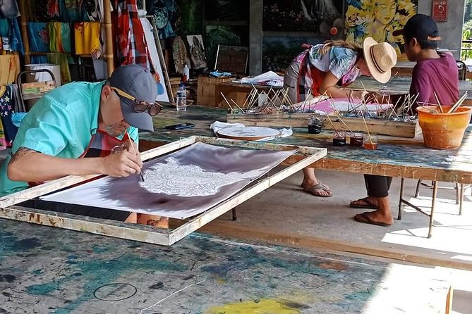 Crafting Heritage Batik Painting Workshops - The hot wax stage requires a steady hand