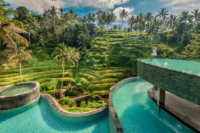 CRETYA Ubud infinity Pool + Hidden Water fall + Water Temple Tour - Gunung Kawi Sebatu: a calmer hour at the water temple