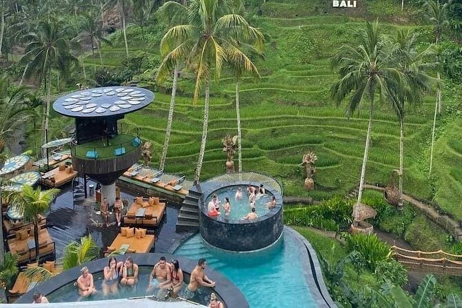 CRETYA Ubud infinity Pool + Hidden Water fall + Water Temple Tour - Lunch at Oka Agro Wisata with coffee and herbal tea