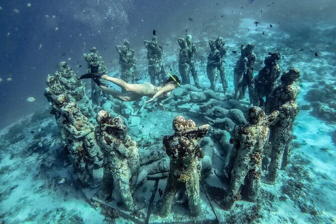 From Gili Trawangan & Gili Air Snorkeling Trip Sharing & Private - Gili Meno: statues, coral, and the strongest underwater appeal