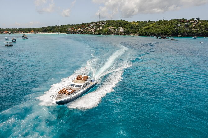 Full Day Nusa Penida by Honey Milk Yacht 13 meters - First water stop: calm lagoon and coral near Lembongan
