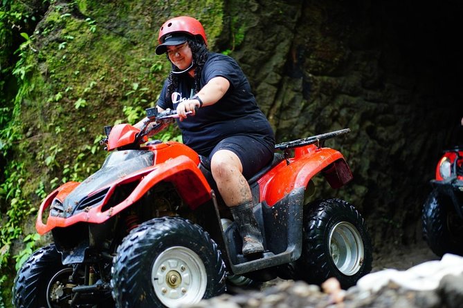 Jungle ATV Quad Bike Through Gorilla Face Cave - Cleaning up before lunch