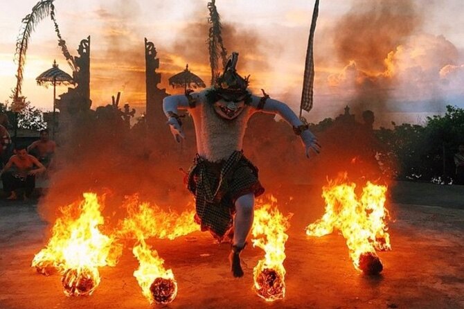 Kecak Fire Dance and Uluwatu Temple with Private Car Service - Sunset from a 70-meter cliff