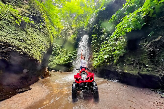 KUBER ATV UBUD - Tunnel Waterfall Rice field Jungle w Private Car - Lunch and a useful cleanup afterward