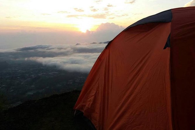 Mount Batur Camping Tour with Sunset and Sunrise Experience - Sunset from the western side of Mount Batur