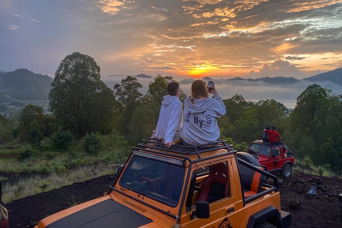 Mount Batur Jeep Sunrise Tour with Optional Add On - Akasa Specialty Coffee and highland views