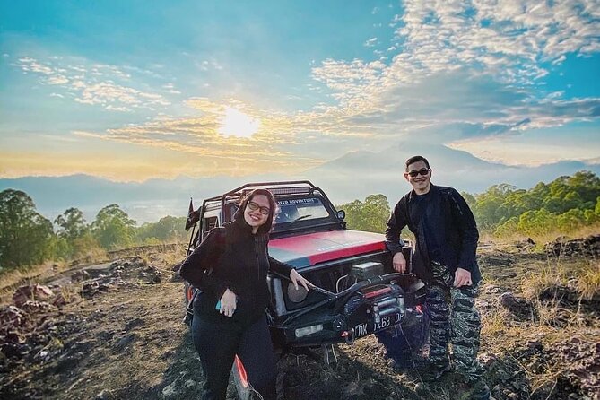 Mount Batur Jeep Tour - The 1964 lava flow and working farms