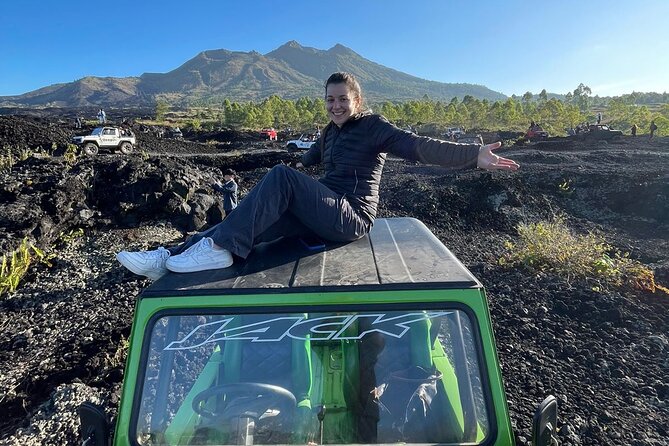 Mount Batur Jeep Tour: Sunrise, Black Lava,Black Sand &Hot Spring - Private touring and guide service