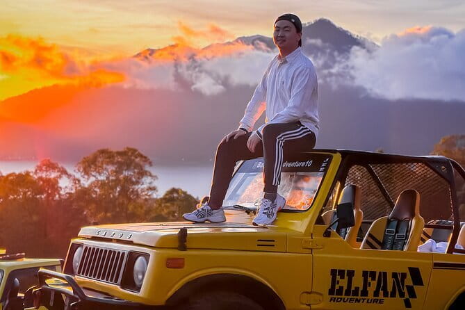 Mount Batur Sunrise Jeep & Cleansing Ritual at Tirta Empul Temple - Black lava, open views, and the four mountain panorama